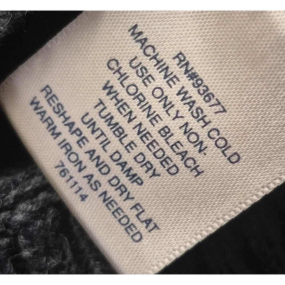 St Johns Bay men's gray 1/4 zip sweater XL 100% Cotton Mock Neck Pullover